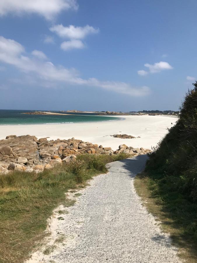 Trévou-Tréguignec Maison 6 Pers Belle Vue Mer Piscine, Plage A 40 M מראה חיצוני תמונה