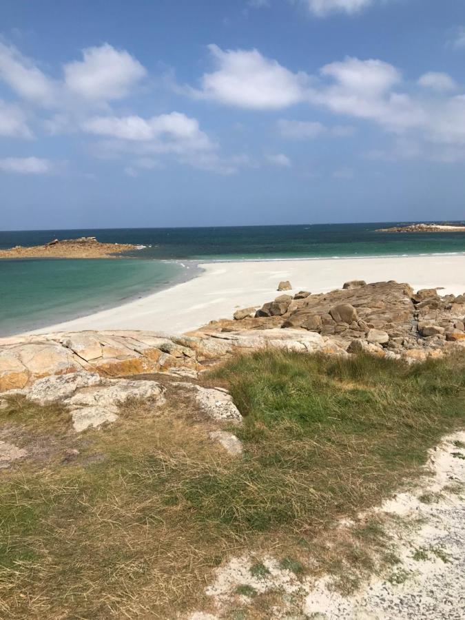 Trévou-Tréguignec Maison 6 Pers Belle Vue Mer Piscine, Plage A 40 M מראה חיצוני תמונה