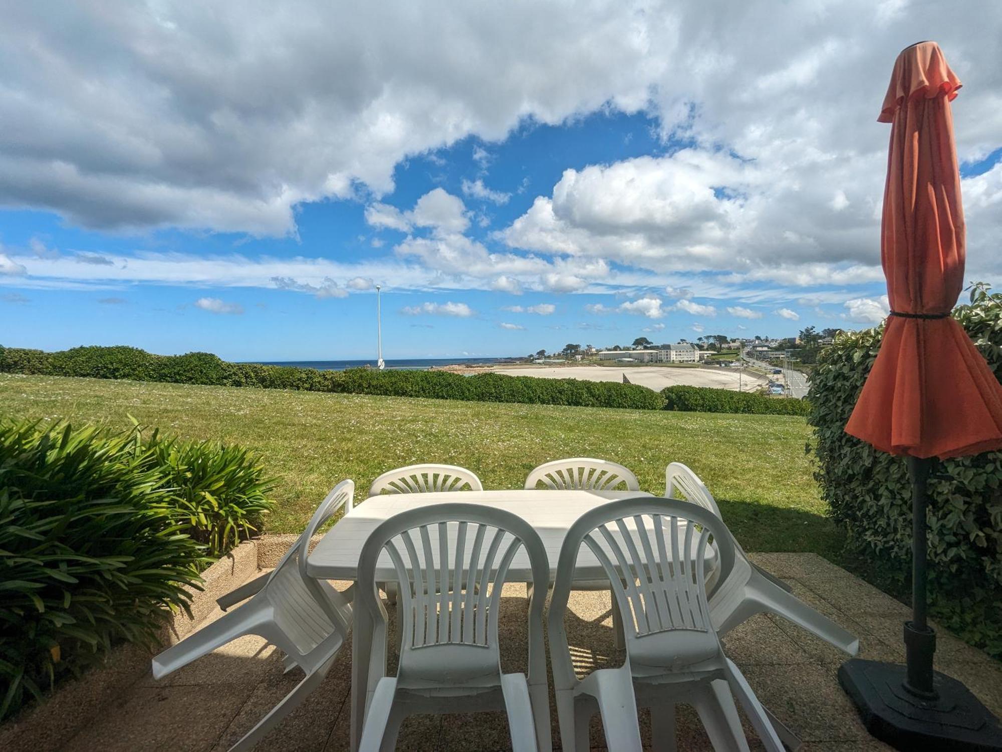 Trévou-Tréguignec Maison 6 Pers Belle Vue Mer Piscine, Plage A 40 M מראה חיצוני תמונה